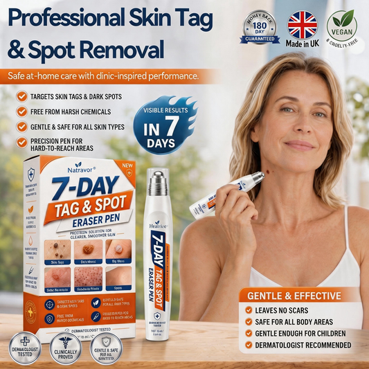 𝐏𝐡𝐚𝐫𝐦𝐚𝐜𝐢𝐬𝐭 𝐑𝐞𝐜𝐨𝐦𝐦𝐞𝐧𝐝𝐞𝐝 🌿🌿Natravor® 7-𝐷𝑎𝑦 𝗧𝐚𝐠 & 𝗦𝗽𝐨𝐭 𝐄𝐫𝒂𝒔𝒆𝒓🪄(Zero 𝐏𝐚𝐢𝐧, Zero 𝐒𝐜𝐚𝒓𝒔 Rollerball)👩‍⚕️